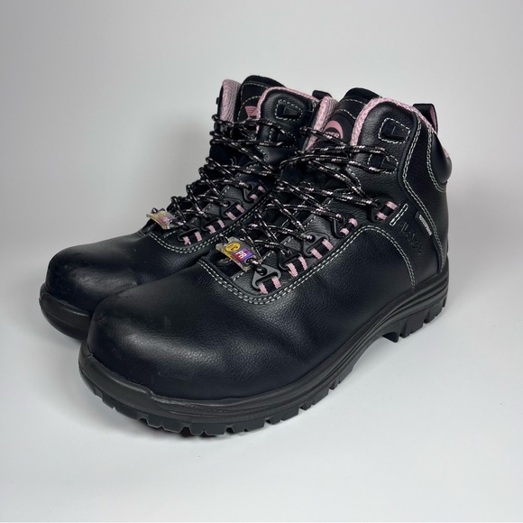 Avenger Womens Breaker Mid 6" Lace Up Work Boot Composite Toe Waterproof Size 10 - Picture 1 of 12